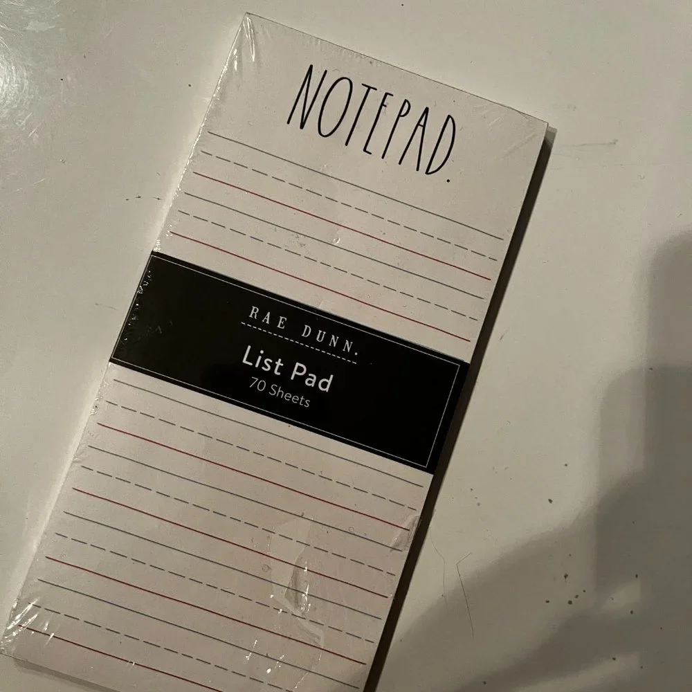 To Do Lists / Note pads / Notebooks  (Rae Dunn and Other)‎ (new)